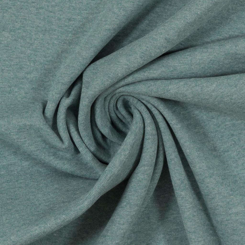 Bündchenware melange rauchblau